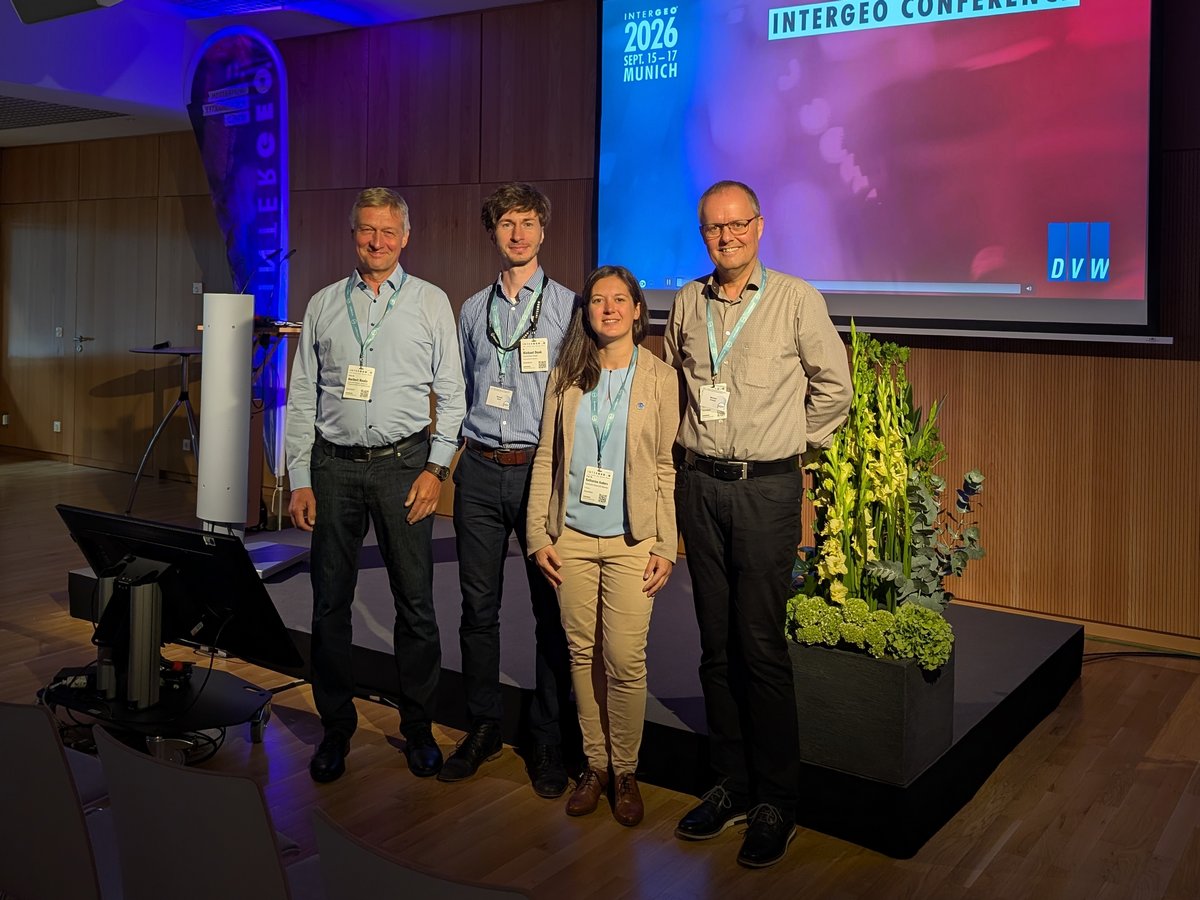 DGPF-Kolleginnen und -kollegen bei der Intergeo Conference 2026